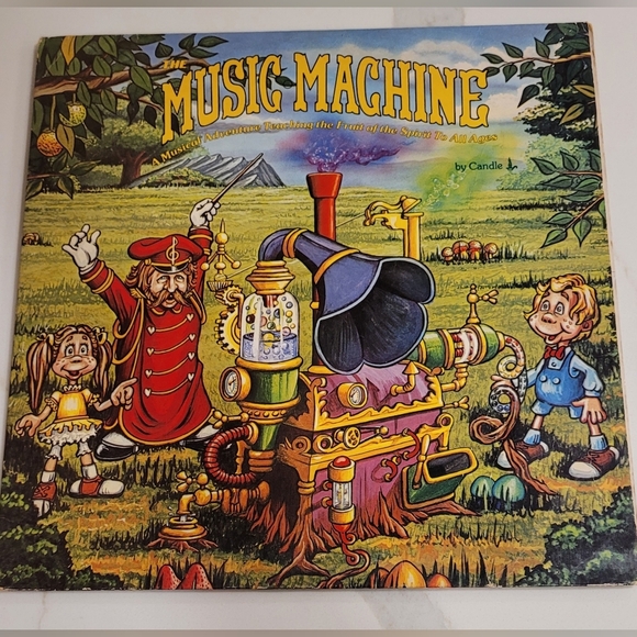 Music Machine vintage 1977 vinyl record and animated children's book. - Picture 1 of 4